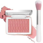 Rosewood Blush Powder Blush for Cheeks with Brush, Matte Blush Palette Blush Powder Face Blusher, Natural Blendable Formul...