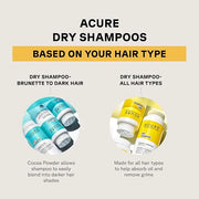 Acure Dry Shampoo - All Hair Types | 100% Vegan | Certified Organic | Rosemary & Peppermint - Absorbs Oil & Removes Impuri...