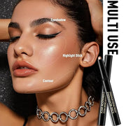Eyeshadow Stick Waterproof Cream Eye Shadow Pencil Long-Lasting Crease-Proof Shimmer Glitter Eyeshadow Crayon Smooth High ...
