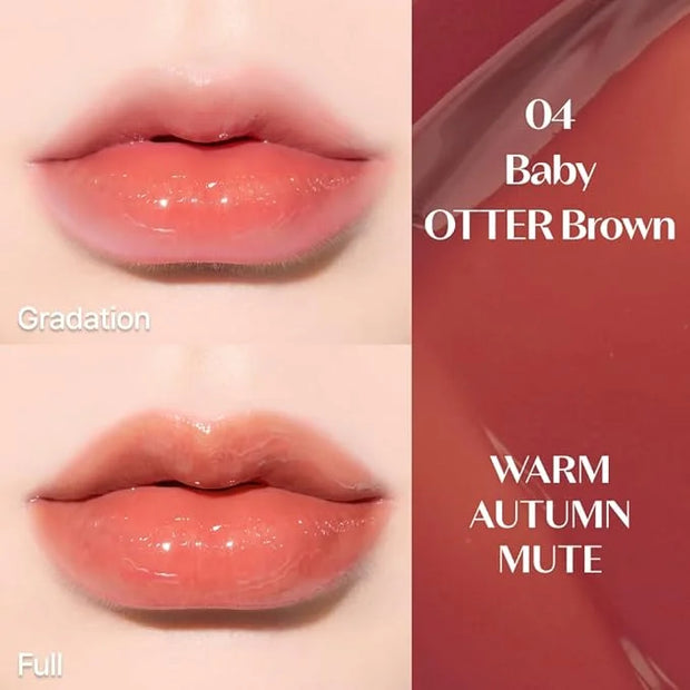 ETUDE Over Glowy Tint #4 Baby OTTER Brown Glowy