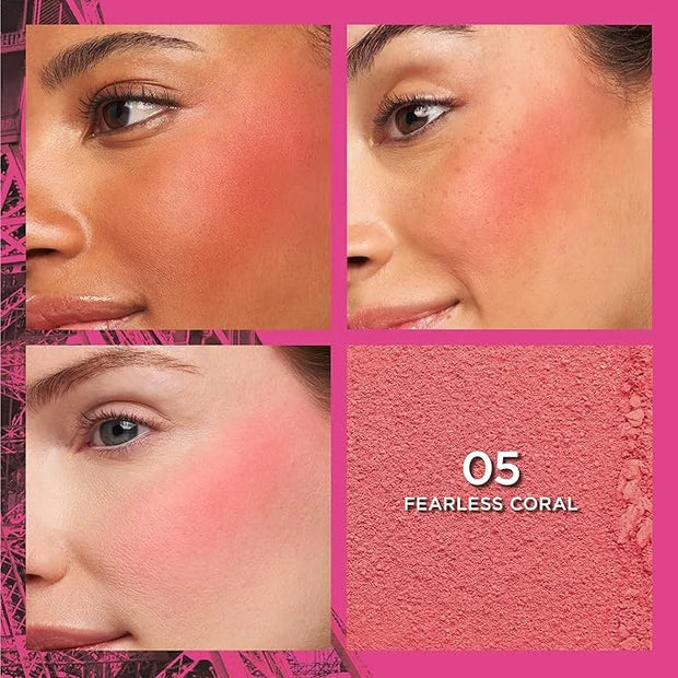 L'Oreal Paris Infallible Up to 24H Fresh Wear Soft Matte Blush, Blendable, Long-Lasting and Waterproof Cheek Make Up, Fear...