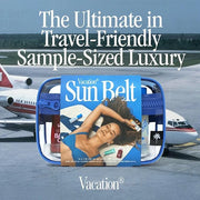 VACATION Sun Belt Sampler Kit, SPF 30-50 Sunscreen Pack, Includes Classic Lotion, Super Spritz Face Mist, Baby Oil, After ...
