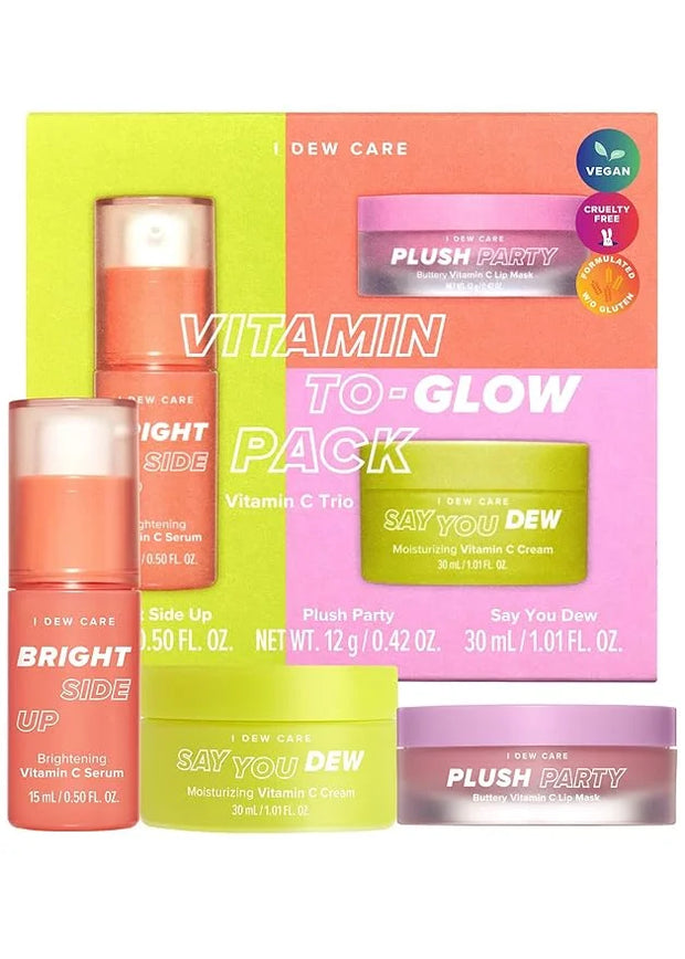 I DEW CARE Hydra Vibes 8-Hyaluronic Acid Moisturizer, 1.69 fl. oz. + Skincare Set - Vitamin To Glow Pack Bundle - Product ...