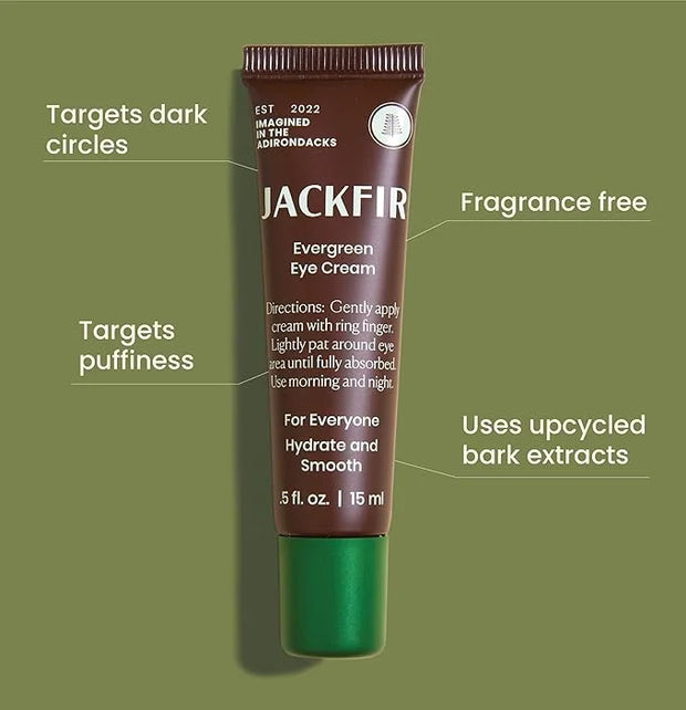 The Evergreen Eye Cream, Natural Eye Cream for Men, Helps Reduce Puffiness and Brighten Under Eye Dark Circles, EWG Verifi...