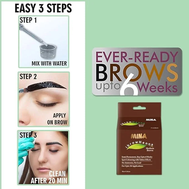 Mina ibrow Hair Color Medium