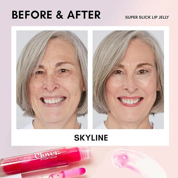 Clover Super Slick Lip Gloss | Non Sticky Lip Jelly, Moisturizing And Hydrating Pigmented Lip Gloss | Cruelty-Free & Vegan...
