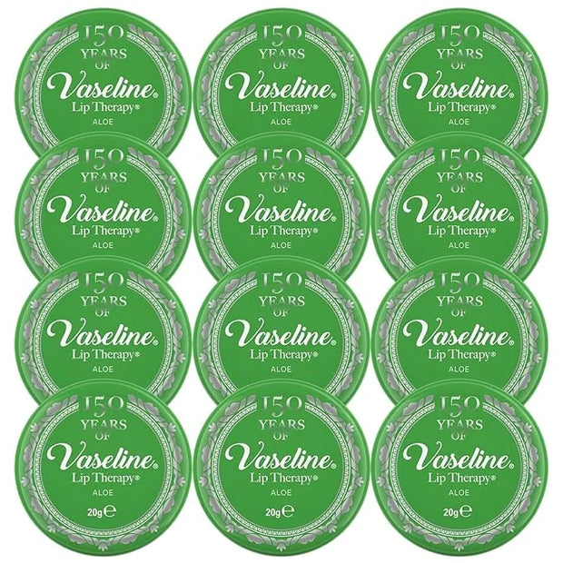 12 x Vaseline Lip Therapy Aloe 20g
