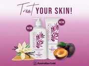 Australian Gold Hemp Nation Sugar Plum Cookie Bundle - Tan Extender Body Lotion (18 FL Oz) and Body Wash (8 FL Oz), Delect...