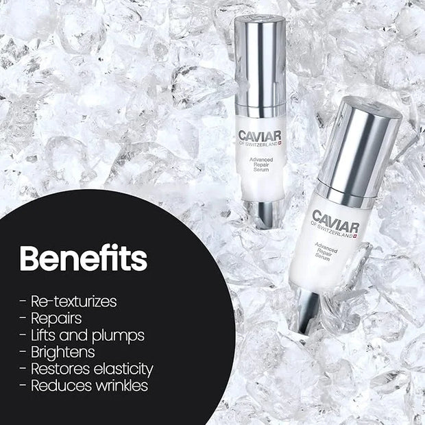Caviar Hydrating Extract Face Serum - Advanced Repair Serum for Anti-Aging, Facial Lifting & Firming Effect, Removes Wrink...
