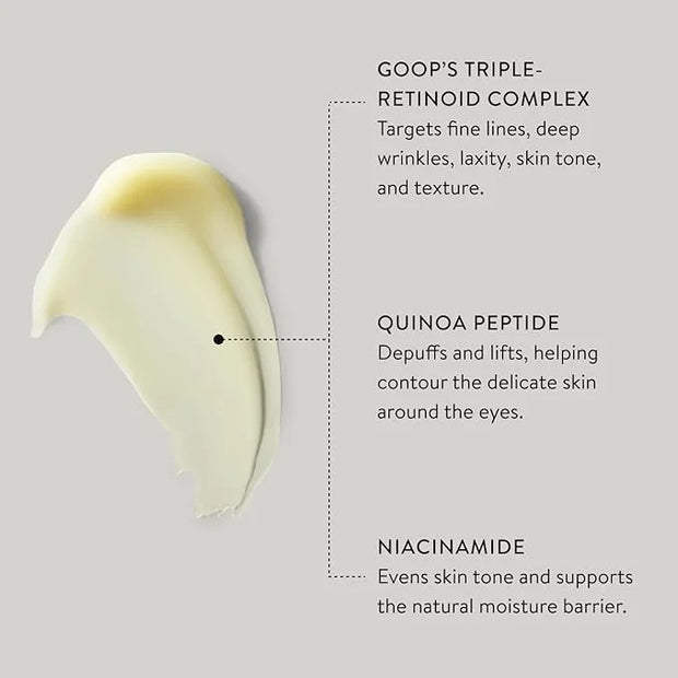 goop Beauty 3x Retinol Eye Lift Serum | Fine Lines and Wrinkles Treatment | 0.5 fl oz - Product Image