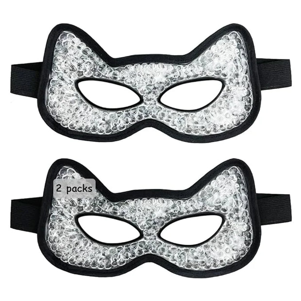 Cooling Eye Mask, Gel Eye Mask Hot Cold Use, Cold Eye Mask for Puffy Eyes, Dry Eyes, Headaches, Migraines, Sinus, Dark Cir...