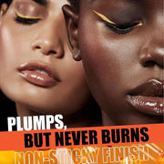 Duck Lip Plumper Glow - Hydrating Fat Lip Oil Plumper Gloss & Glitter Shine Make Lips Fuller (01) - Product Image