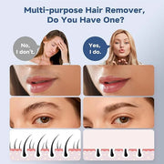 Facial Hair Removal for Women, Facial Eyebrow Trimmer, 2-in-1 Face Shaver, Painless Facial Razor for Lip, Chin, Peach Fuzz...