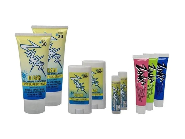 Zinka Sunny Days Family Pack - SPF 30/50 - UVA & UVB Sunscreen Protection for Face, Body, Lips - Water Resistant, Oil Free...