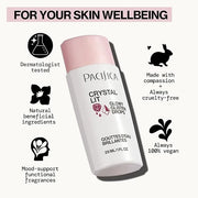 Pacifica Crystal Lit Glowy Glisten Drops – Face Makeup - Shimmery Multi-Use Liquid Blush/Highlighter for Radiant, Dewy Che...
