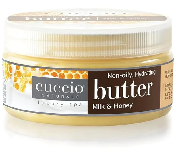 Cuccio 4 Piece Spa To Go Kit – Milk & Honey – Nourishing Skincare Set for Hydration and Softening - Product Image