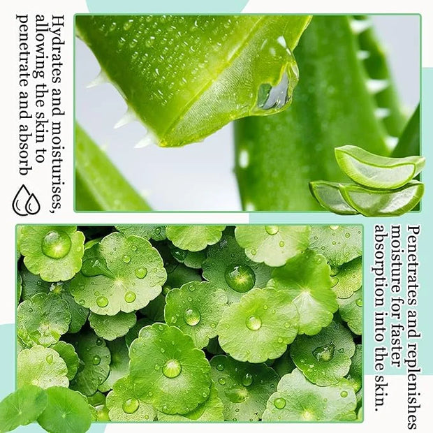 4PCS Aloe Vera Gel Moisturizer for Face,Hydrating Fast Absorbing Face Moisturizer After Sun Care,Moisturizing Long Lasting...