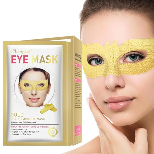 24 K Gold Eye Mask Puffy Eyes and Dark Circles Treatment Relieve Pressure and Reduce Wrinkles, Revitalize and Refresh Your...