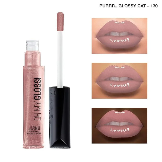 Rimmel London Oh My Gloss! Lip Gloss - 130 Purrr... Glossy Cat 6.5ml - Product Image