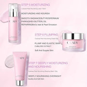 7-In-1 Skincare Gift Set With Facial Cleanser, Toner, Serum, Eye Cream, Lotion, Cream&Sleep facial mask, Moisturizing Skin...