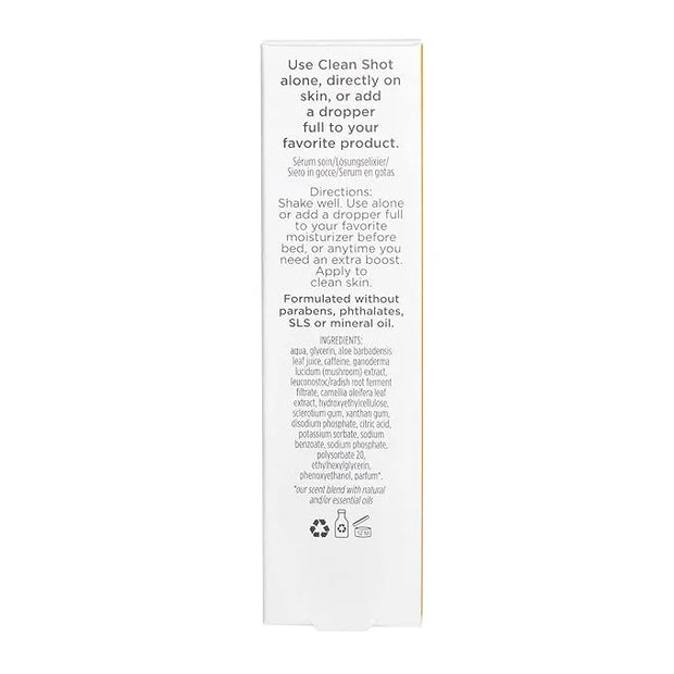 Face Serum by Pacifica - Clean Shot Hyaluronic Acid 5% Solution with Rose, Jasmine & Peony – Hydrating Facial Serum for Al...
