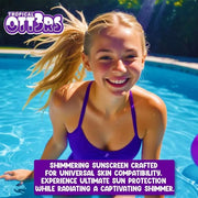 Glitter Sunscreen SPF 50 Lotion 4.5oz - Sparkle Sunscreen - Shimmer Sunscreen - Colored Sunscreen for Kids & Women - UVA/U...