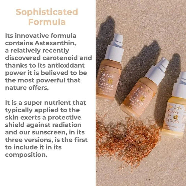Jessica Wellness Mineral Sunscreen + Hydrating Serum with Broad Spectrum SPF 30 & Antioxidants, Oil-Free, Fragrance Free, ...