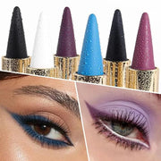 Kaely 2Pcs Dark Blue Purple Gel Eyeliner Pencils Set,Waterproof Color Colored Eye Liner Crayon,Cat Eye Stencil Gothic Hall...