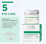 ANNEMARIE BÖRLIND – LL REGENERATION Eye Wrinkle Cream – Natural Vitamin C + E Anti Aging Eye Cream with LL BIOCOMPLEX for ...