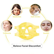 Bundle of CONBELLA Cold Face Eye Masks Ice Face Mask Hot Cold Compress and Ice Face Mask and 2PCS Silicone Face Mask Cover...