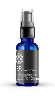 C60 Anti-Aging Eye Cream 30ml with Matrixyl 3000, Tripeptide-5, Hydrating Botanical Hyaluronic Acid and Vitamin C for Men ...
