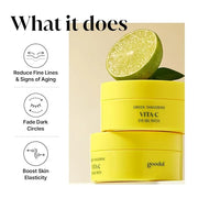 GOODAL [Bundle] Green Tangerine Vita C Skin Care Duo : Toner Pads, Eye Patch - Product Image
