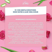 St. Ives Gentle Smoothing Face Scrub Our Gentlest Scrub Yet Rose Water and Aloe Vera Made with 100 percent Natural Exfolia...