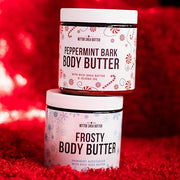 Peppermint Bark Whipped Body Butter | Limited Edition Christmas Lotion | Dry Skin Moisturizer with Shea Butter and Jojoba ...