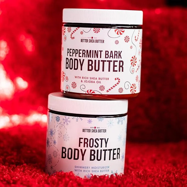Peppermint Bark Whipped Body Butter | Limited Edition Christmas Lotion | Dry Skin Moisturizer with Shea Butter and Jojoba ...