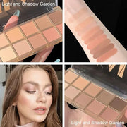 AMY'S DIARY 12Color Light Pink Purple Eyeshadow Palette, Long-Lasting, and Highly Pigmented. Elevate Your Eye Makeup– Unle...