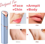 Facial Hair Remover, Removal Shaver for Women, Rosarden USB Rechargeable IPX6 Waterproof Eyebrow Face Razor Trimmer for Li...