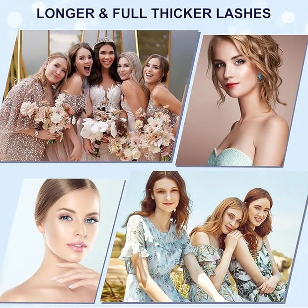 Advanced Eyelash Serum for Thicker, Longer & Longer Looking Eyelashes and Eyebrows, Vegan & Cruelty-Free - Stronger, Thick...