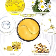 24K Gold Under Eye Mask, For Puffy Eyes and Dark Circles, Anti-Aging and Anti-Wrinke Treatments - Product Image