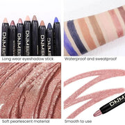 Kaely 8Pcs Cream Eyeshadow Stick Set for Eyes,Sand Orchid Rose Desert Ginger Caramel Midnight Blue Blue,Halloween Makeup,M...