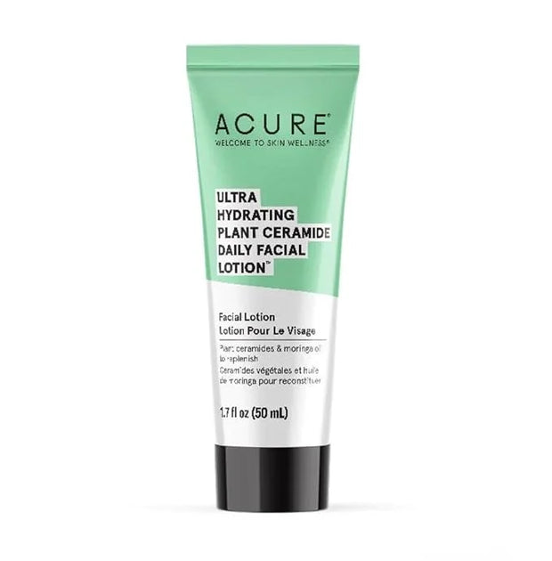 Acure Ultra Hydrating Plant Ceramide Facial Lotion - Morning Face Moisturizer for Deep Hydration, Skin Tone Balance - Made...