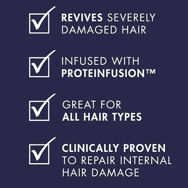 Nexxus Keraphix Shampoo and Conditioner - Damaged Hair Treatment System with Keratin Protein and Black Rice, 2 Count & 3 R...