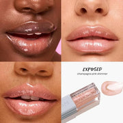 Kosas Wet Lip Oil Gloss - Hydrating Lip Plumping Treatment with Hyaluronic Acid & Peptides, Non-Sticky Finish (Exposed) - ...