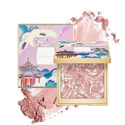 blush for cheek pink coral cheek color makeup powder blusher creamy texture long lasting shimmering glitter highlight 2 in...