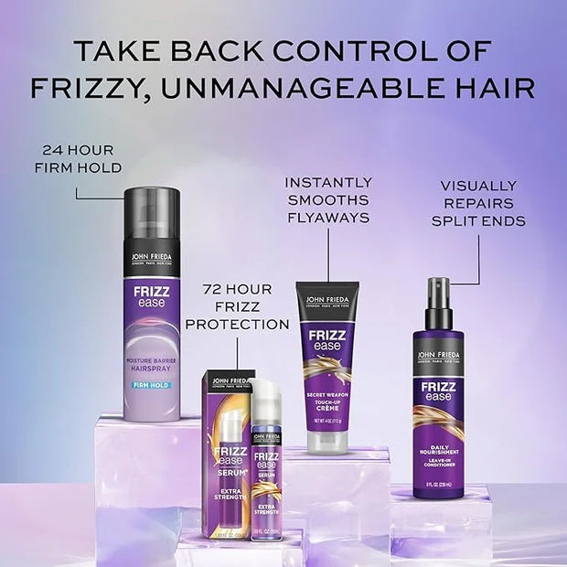 John Frieda Frizz Ease Secret Weapon Touch-Up Crème - Anti-Frizz Styling Cream for Smooth, Frizz-Prone Hair, 4 Oz - Produc...