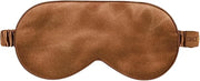 Grace & Company Silky Satin Eye Mask for Women - Premium Brown Satin Silk Sleep Mask - Hydrating, Ultra Soft & Lightweight...