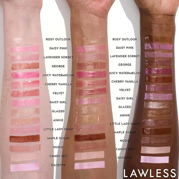 Forget the Filler Lip Plumping Line Smoothing Gloss - Daisette - Premium Volumizing Lip Gloss with Natural Ingredients Des...