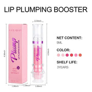 Erinde Lip Plumper Gloss, Natural Spicy Lip Plumping Booster Lip Plumping Oil, Ultra-Hydrating & Nourishing Plump Lip Plum...