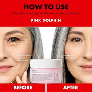 Pink Dolphin Caffeine Eye Cream – Anti-Aging Eye Treatment for Dark Circles, Puffiness & Fine Lines – Hydrating Formula wi...