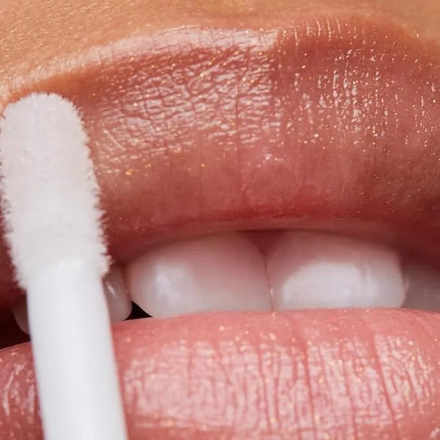 California Lip Milk | Clean Lip Gloss, Plumping and Moisturizing Lip Treatment, Gold Sparkle, Non-Toxic, Vegan, Cruelty-Fr...